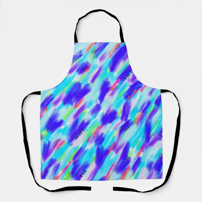 Delantal Apron de caos de colores (Anverso)