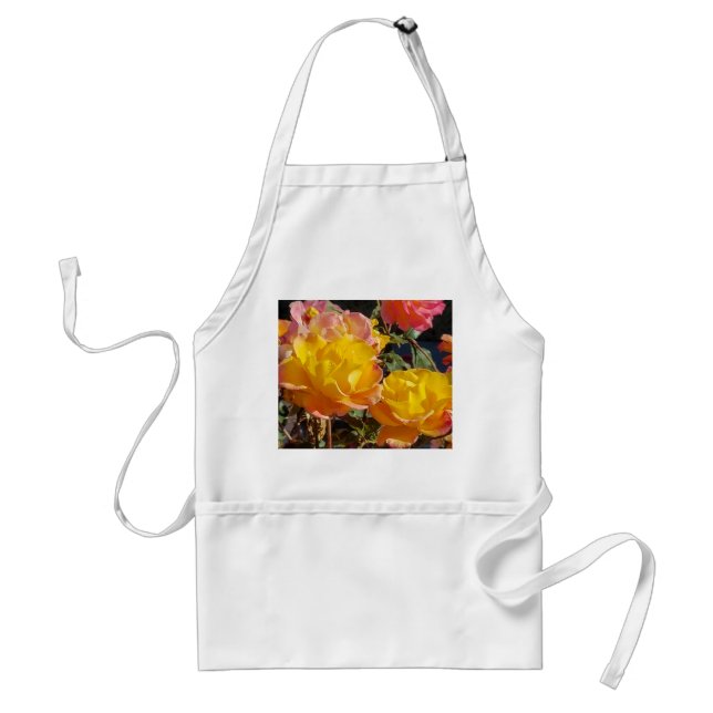 Delantal Apron de Chef, Rosas de amistad (Frente)