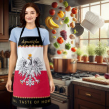 Apron de Chefs de Polonia, Apron de Bandera Polaca