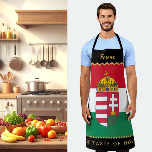 Delantal Apron de chefs húngaros, cocina, apron de bandera 