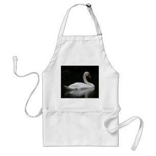 Delantal Apron de cisne blanco