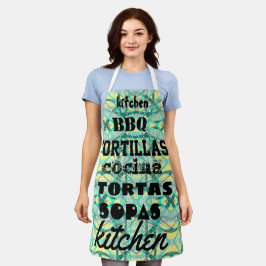 Delantal apron de cocina