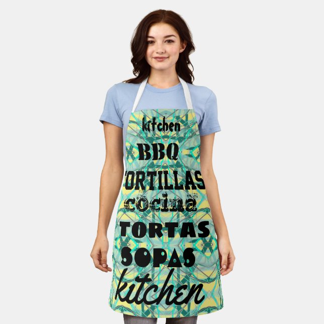Delantal apron de cocina (Gastado)