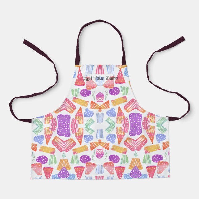 Delantal Apron de cocina creativa colorida (Anverso)