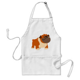 Delantal Apron de cocina de Bulldog inglés Personalizado