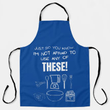 Apron de cocina de chiste