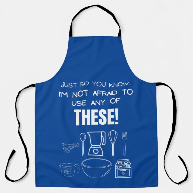 Delantal Apron de cocina de chiste (Anverso)