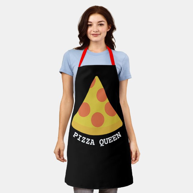 DELANTAL APRON DE COCINA DE LA REINA PIZZA (Gastado)