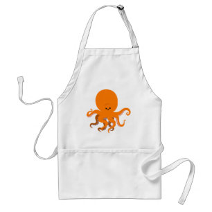 Delantal Apron de cocina de pulpo Personalizado