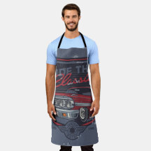 Apron de Cocina de Vintage Hot Rod