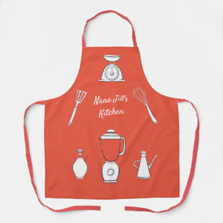 Delantal Apron de cocina del personalizable Nana