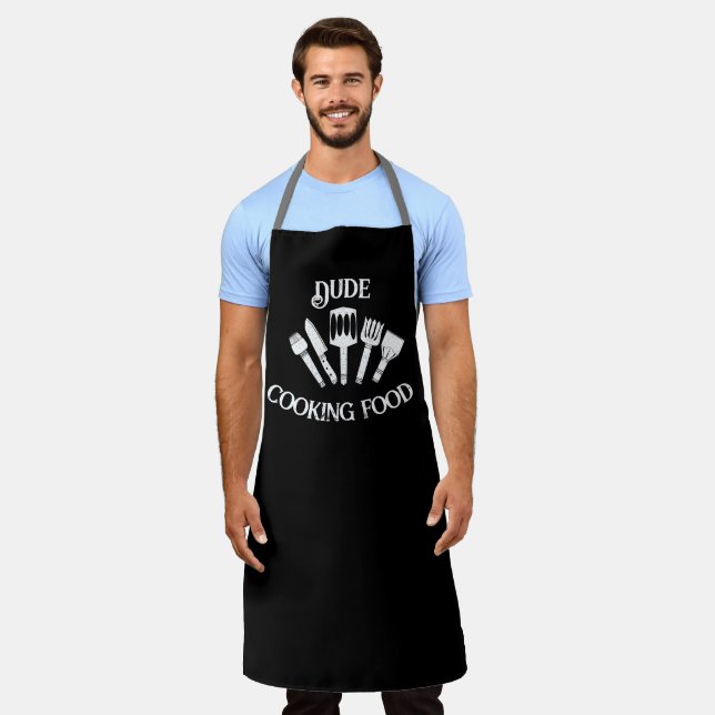 Delantal Apron de cocina divertida para los hombres - 'Comi (Gastado)