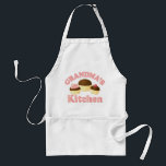 Delantal Apron De Cocina Para La Abuela<br><div class="desc">Un bonito trío de quequitos de chocolate llega en el delantal de la cocina de la abuela. Gran regalo para cualquier abuela por el Día de la Madre.</div>
