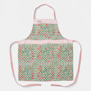 Delantal Apron de cocina vintage - Estilo de calderilla - M