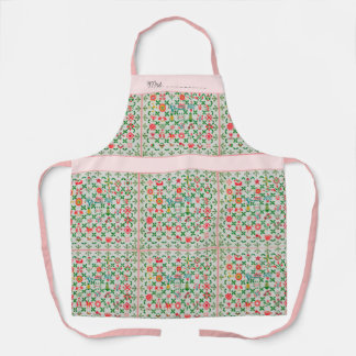 Delantal Apron de cocina vintage - Estilo de calderilla - M