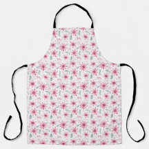 Apron de Coco de Navidades blancos y rosados
