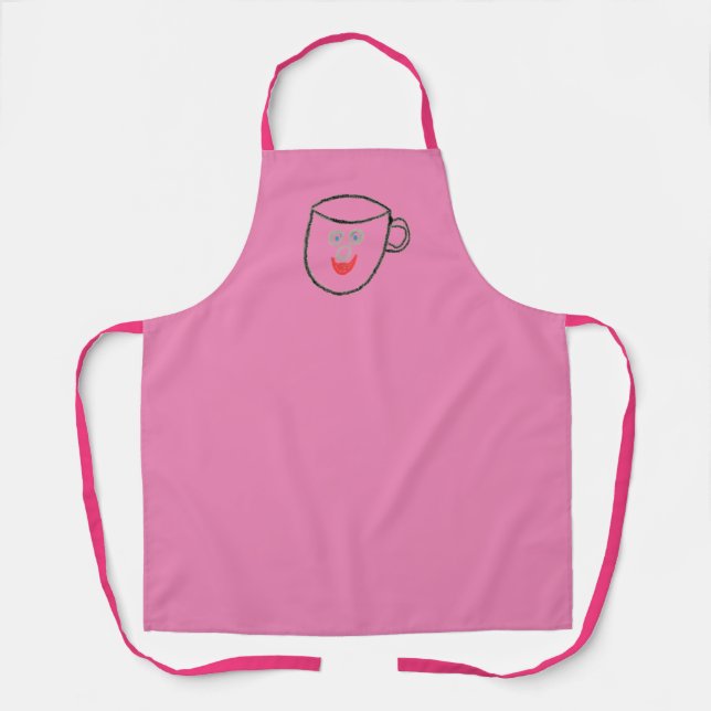 DELANTAL APRON DE COOKERÍA DE ESTILO ARTÍSTICO Y DISEÑO (Anverso)