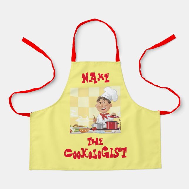 Delantal Apron de Cookingólogo Adorable (Anverso)