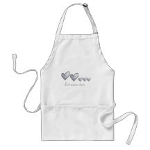 Apron de corazones familiares