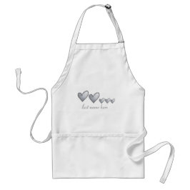 Delantal Apron de corazones familiares