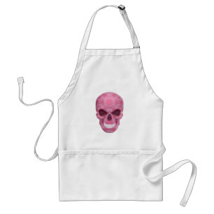 Delantal Apron de cráneo de camuflaje rosado