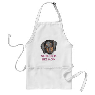 Delantal Apron de Dachshund 'No Me Gusta Mamá'