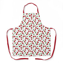Apron de diseño de cerezas