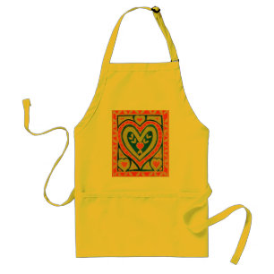 Delantal Apron de diseño de corazón
