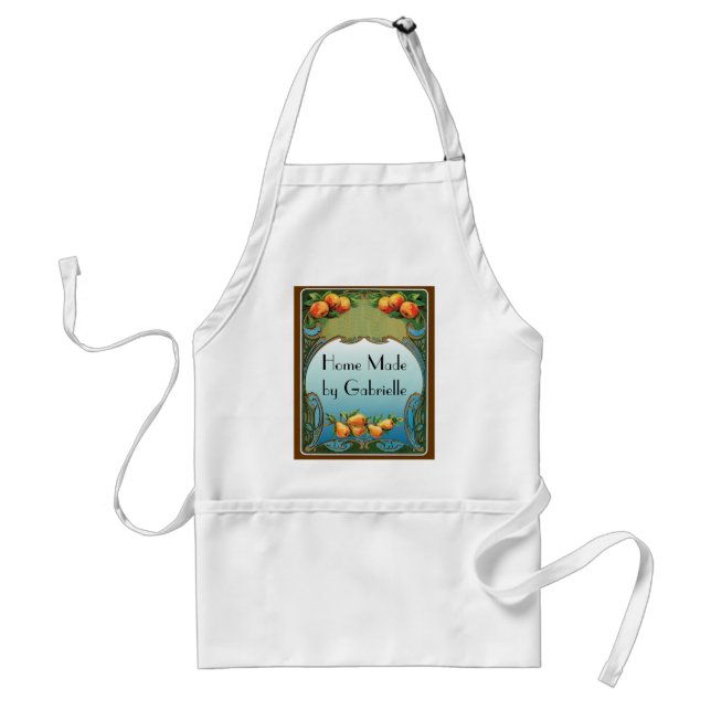 Delantal Apron de diseño de fruta de estilo Art Deco person (Frente)