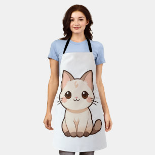 Delantal Apron de diseño de gato Apron lindo y elegante