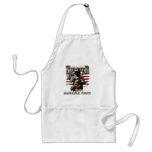 Delantal Apron de diseño de soldado estadounidense
