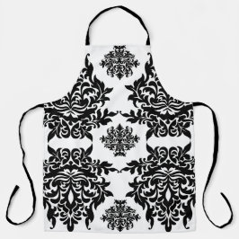 Delantal Apron de diseño gótico negro