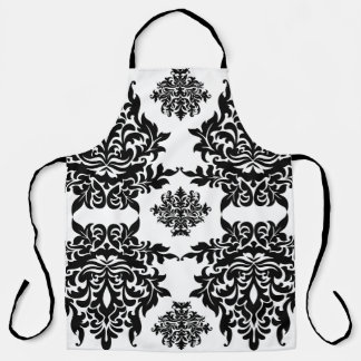 Delantal Apron de diseño gótico negro