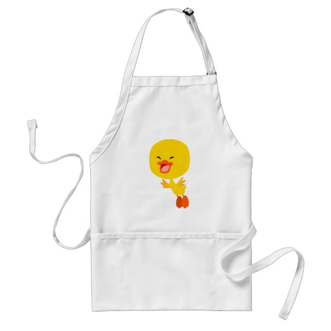 Delantal Apron de Duckling Personalizado de vuelo ligero (Frente)