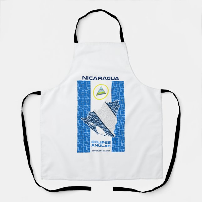 Delantal Apron de eclipse anual de Nicaragua (Anverso)