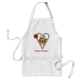 Delantal Apron de feriado de cane de los hombres de jengibr