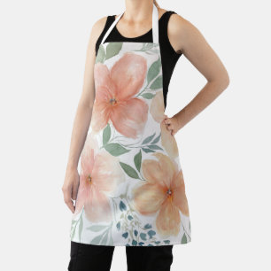 Delantal Apron de flores de cobre