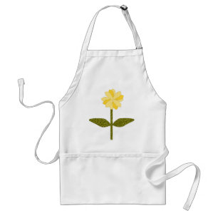 Delantal Apron de flores de margarita amarilla