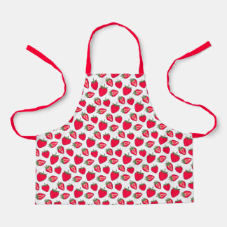 Delantal Apron de fresas de Montessori para niños