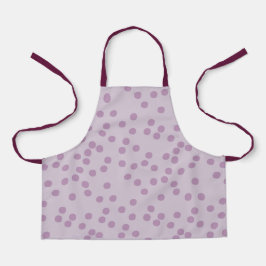 Delantal Apron de Fun Purple Polkadots