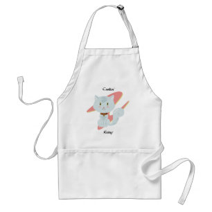 Delantal Apron de gato blanco