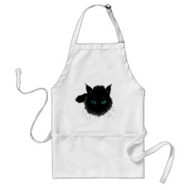 Delantal Apron de gato negro