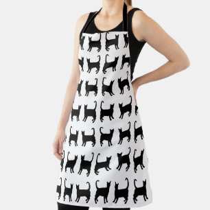 Delantal Apron de gatos negros