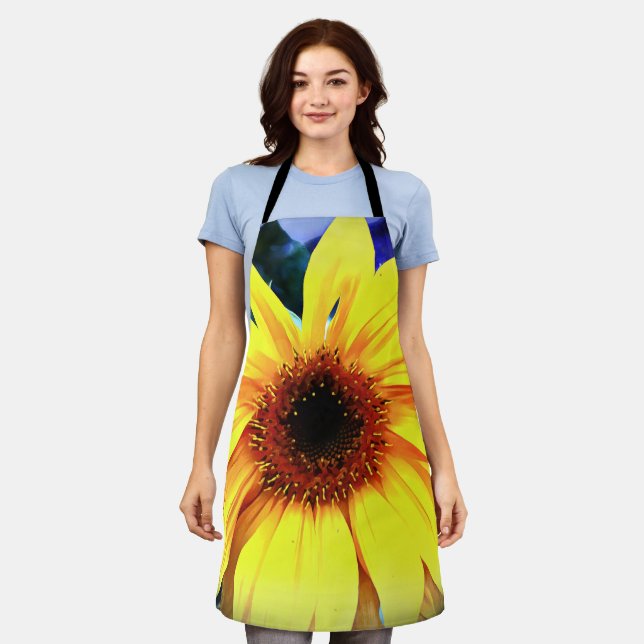 Delantal Apron de girasol (Gastado)