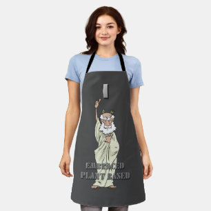 Delantal Apron de Gracioso Dios Griego "Abrazé Planta Basad