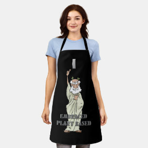 Delantal Apron de Gracioso Dios Griego "Abrazé Planta Basad
