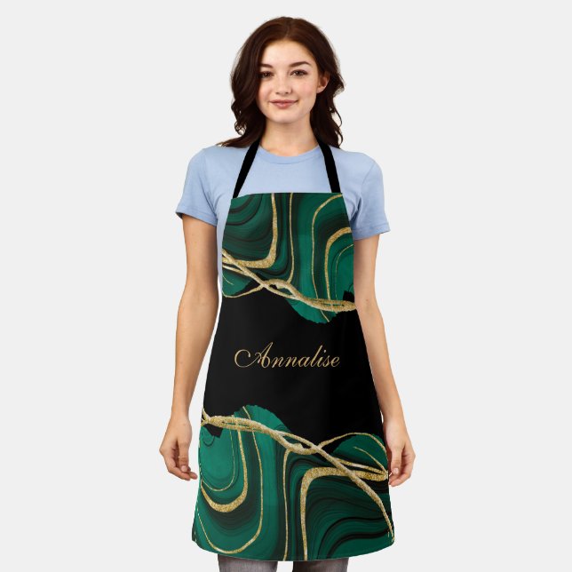Delantal Apron de Green Gold personalizado (Gastado)