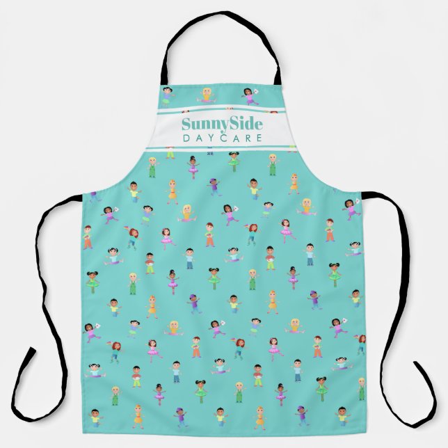 Delantal Apron de guardería de Personalizable (Anverso)