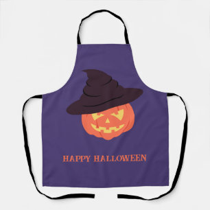 Delantal Apron de Halloween de Calabaza Retro naranja - Vin