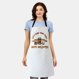 Delantal Aprón de Halloween Hagamos algo de magia